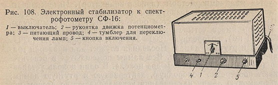 Электронный стабилизатор к спектрофотометру СФ-16