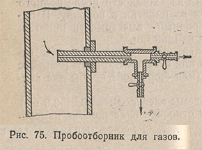 Пробоотборник для газов