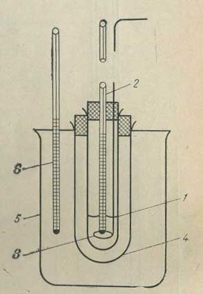 Прибор для определения температуры затвердевания