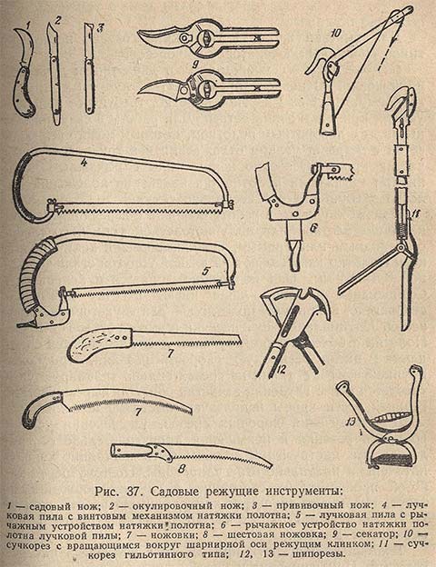 Садовые режущие инструменты