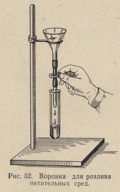 Воронка для розлива питательных сред