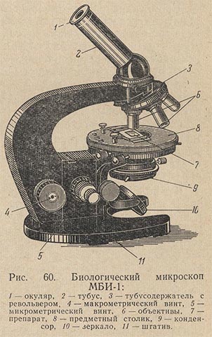 Биологический микроскоп МБИ-1