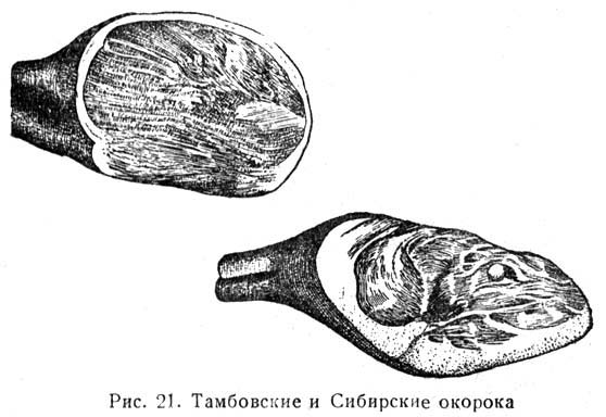 Тамбовские и Сибирские окорока