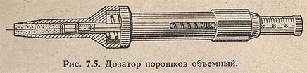 Дозатор порошков объемный