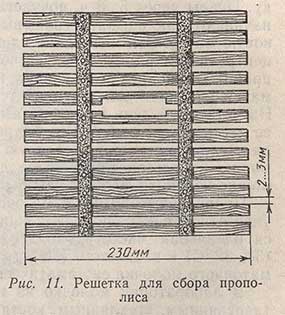 Решетка для сбора прополиса